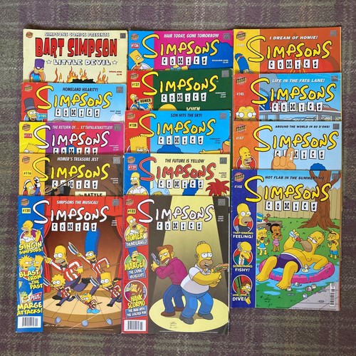 The simpsons comics x14 issues - simpsons,