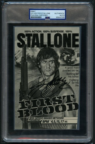 Sylvester stallone signed - sylvester,