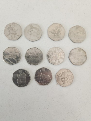 Olympic 2011 50p coins - 2011,