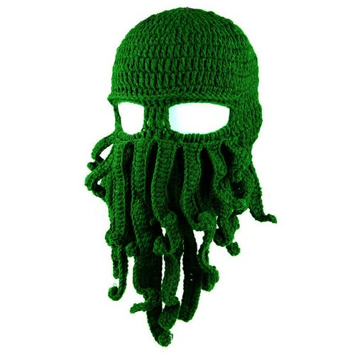 Octopus beard beanie hat warm - beanie,