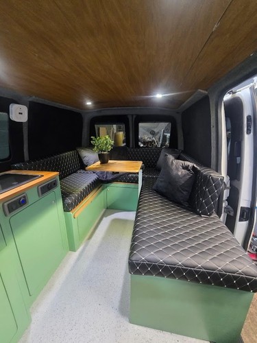 Diamond stitch custom camper - diamond,