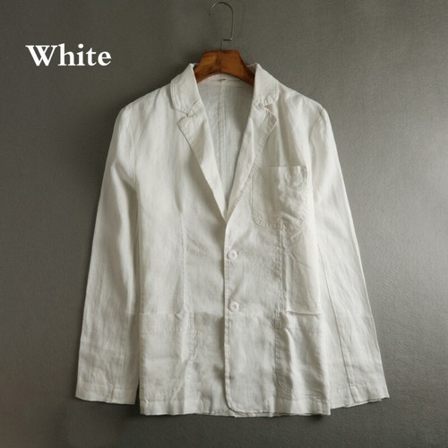 Men linen suit - 98%,
