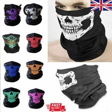 Biker skeleton skull face mask - biker,