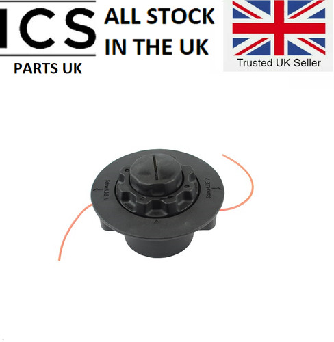 Strimmer head bump - head, feed
