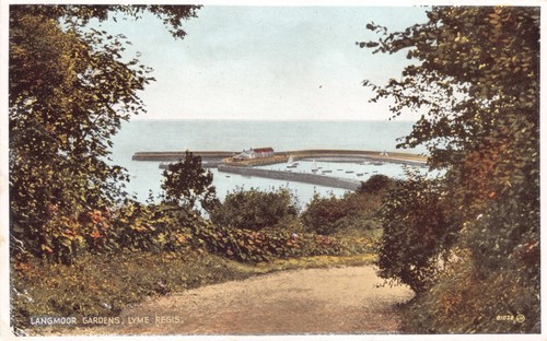 Postcard langmoor gardens - -,