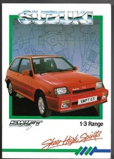 Suzuki Swift 1987-1988 UK Market Sales Brochure 1.3 GTi, Executive GLX & GLX
