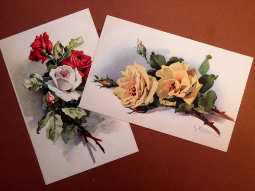 Vintage postcards s - by,
