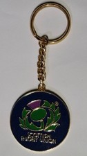Scottish Rugby Union Keyring Collectors Hard Enamel Large NEW