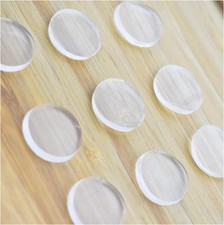 20 Pcs Non-slip Mat Clear Glass Soft Table Top Bumpers Anti Pads Adhesive
