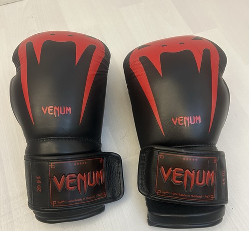 Venum boxing gloves 14oz black - boxing,