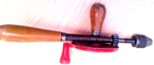 Vintage hand drill - drill,
