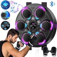 Smart Punching Boxing Machine Bluetooth Music 15 Speeds with Box Gloves Training