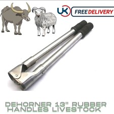 Barnes Precision Style Chrome Plated Steel Dehorner 13" Long,Perfect for Cattle