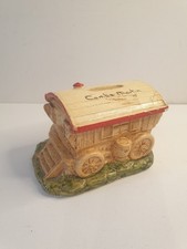 Chalkware Vintage Gypsy Caravan Money Box