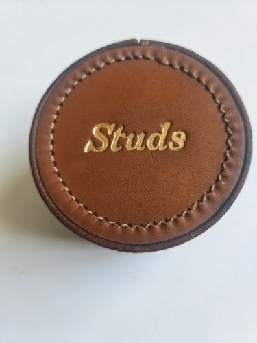 Vintage studs real - real, leather