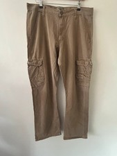 Wrangler Jeans Co. Brown Cargo Trousers 34x32