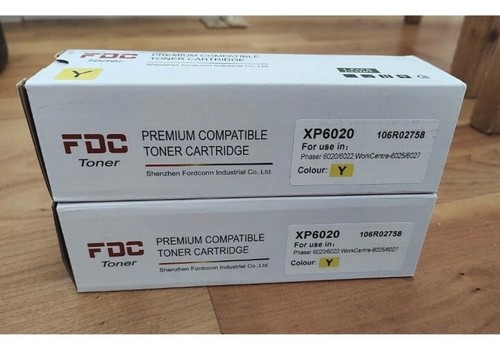 Yellow toner cartridge - cartridge, xerox