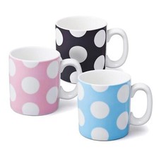 Chunky polka dot mug - polka, pint