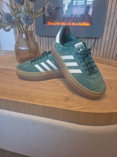 Adidas gazelle green platform - gazelle,