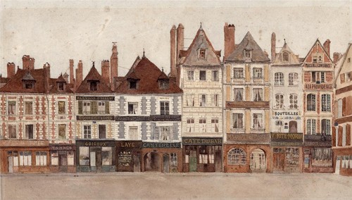 Market place abbeville france - market,