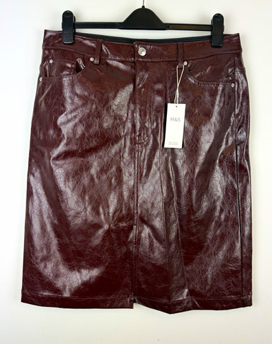 Burgundy faux leather - burgundy,