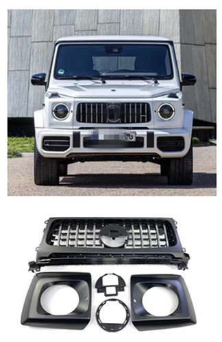 G63 front grille headlight - g63, grille+headlight