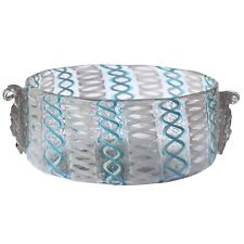 Antique Victorian Edinburgh Crystal Leith Flint Glass cherub glass Bowl C.19thC