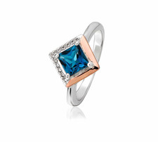 Clogau Welsh Silver & 9ct Rose