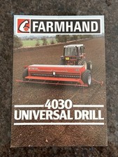 Farmhand 4030 Seed Drill Leaflet… Classic Retro Farming International Tractor MF