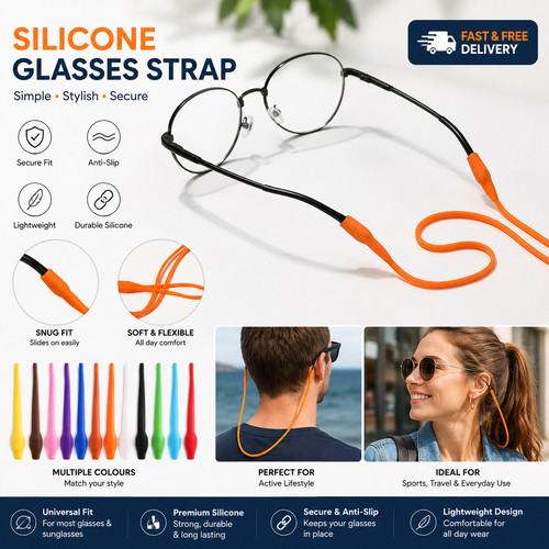 6pk neoprene glasses - neoprene, strap