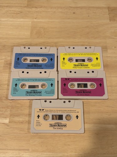 Teddy ruxpin cassette tapes - teddy,