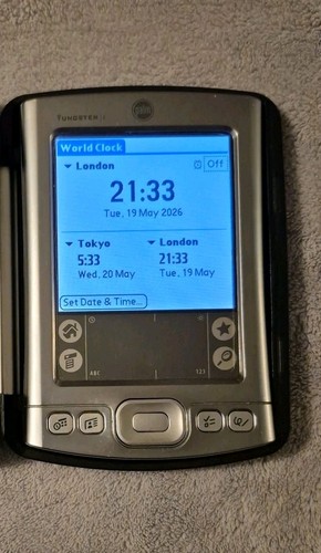 Vintage palm tungsten pda - e,