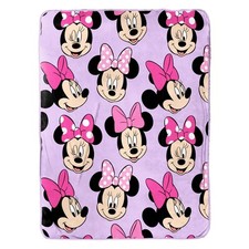 Minnie Mouse Plush Throw Blanket – Soft & Cozy, 100x150cm, Many Faces Design