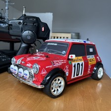 Tamiya 1/10 RC Mini  Cooper 101 Monte Carlo Rally Car + Transmitter