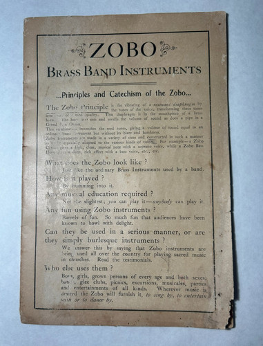 Vintage zobo brass band - brass,