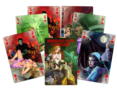 Horror pulp fiction playing - fiction,