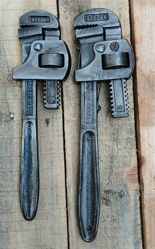 Vintage record pipe wrenches - vintage,