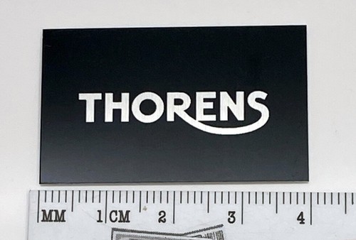 Thorens turntable badge logo - badge,