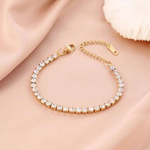 Fashion 4mm diamante - fashion, gold