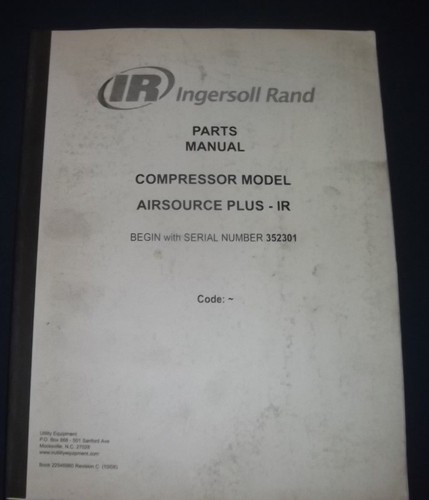 Ingersoll rand airsource plus - rand,