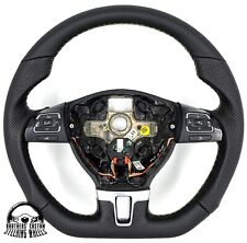Custom Steering Wheel FLAT BOTTOM 1T3 Tiguan 5N2 Amarok Caddy 2C