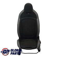 Mini F60 JCW Seat Front Left N/S Heated Leather Dinamica Carbon Black / Grey