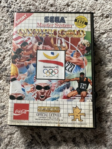 Sega master system boxed game - system,