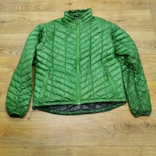 Rab Infinity Lite Jacket Mens L Large Green Puffer Padded Down Feather