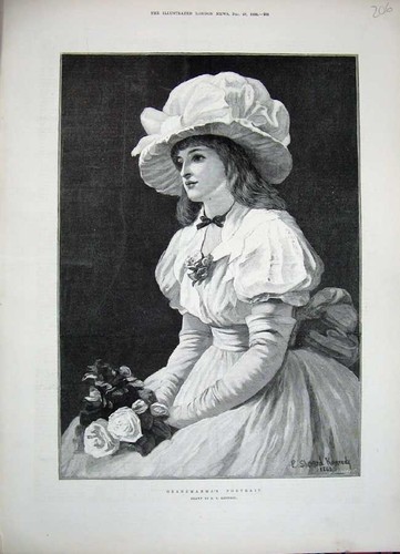 Original old antique print - original,