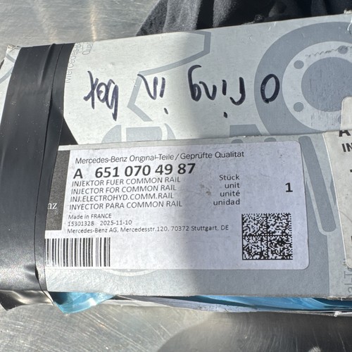 Mercedes sprinter injectors - mercedes,