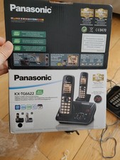 Panasonic KX-TG6622 Digital Cordless Phones & Answering Twin Handsets 