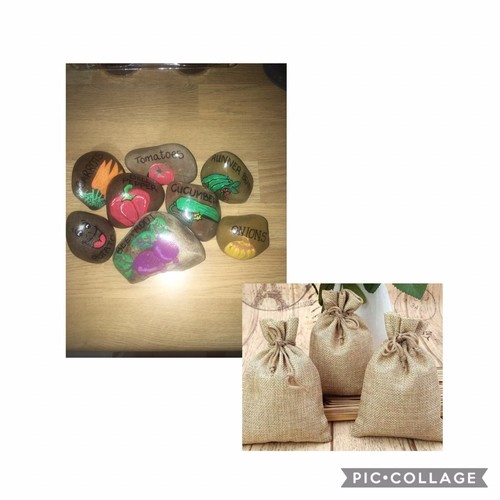Hand painted stones - hand, -pebble