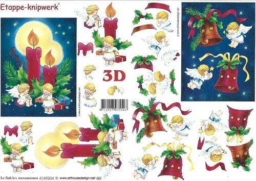 Christmas candles angels - christmas, &