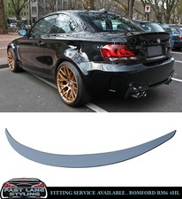 BMW 1 SERIES E82 COUPE REAR BOOT TRUNK SPOILER CARBON LOOK 2007-2013 OEM FIT